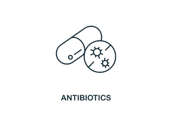 Antibiotics Icon for Small Business Branding