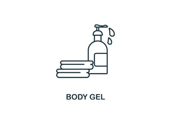 Body Gel Icon: A Versatile Graphic for Modern Design Projects