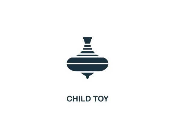 Child Toy Icon – A Versatile Graphic for Digital Sellers
