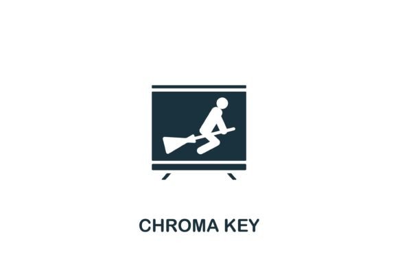 Chroma Key Icon: A Modern Graphic Asset for Blog and Web Design
