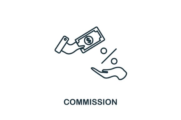Commission Icon: A Versatile Graphic Asset for Handmade Creations