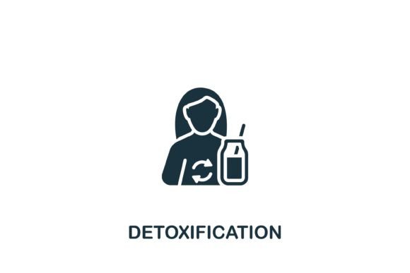 Detoxification Icon: A Modern Graphic Asset for Clean Web Design