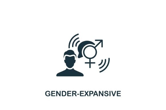 Gender-Expansive Icon: A Versatile Graphic for Digital Sellers