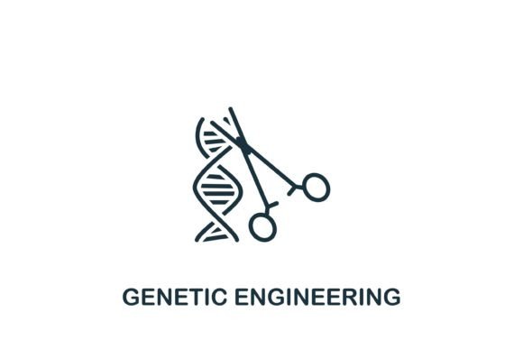 Genetic Engineering Icon for Graphics and Icons