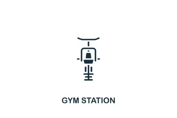 Gym Station Icon for Digital Product Creators