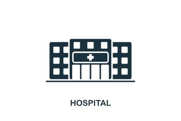 Hospital Icon: A Versatile Graphic for Branding and Marketing