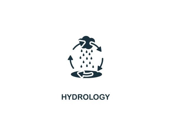 Hydrology Icon: A Versatile Graphic for Modern Design Projects