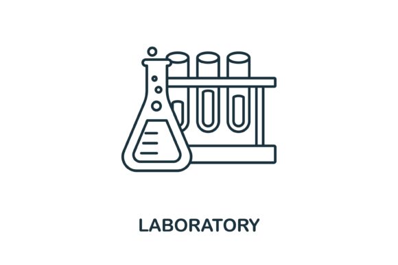 Laboratory Icon: A Versatile Graphic for Design Projects