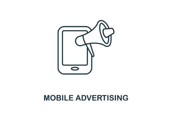 Mobile Advertising Icon for Handmade Projects