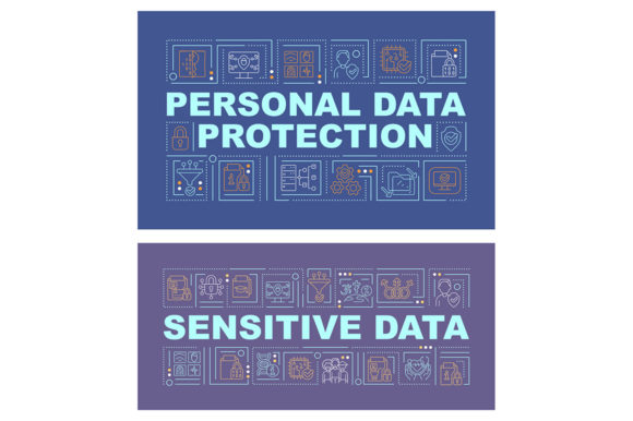 Personal Data Protection Word Concepts for Small Business Branding