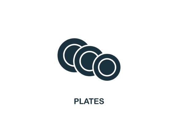Plates Icon: A Versatile Graphic for Local Business Branding