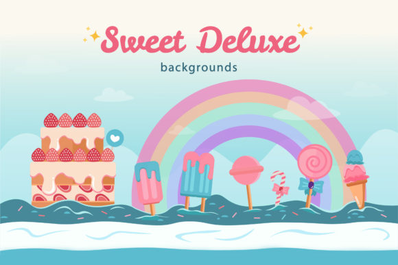 Sweet Deluxe Background a for Graphics and Branding