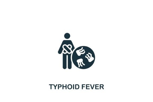 Typhoid Fever Icon – A Versatile Graphic for Branding and Marketing