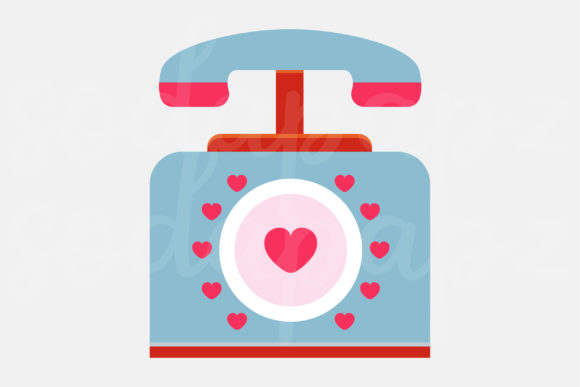 Valentines - Telephone Graphics for Modern Website Design