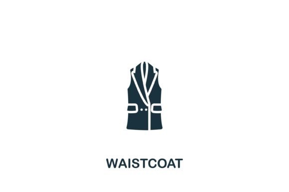 Waistcoat Icon for Modern Graphic Design