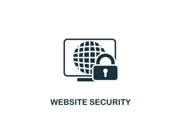 Website Security Icon for Branding and Marketing Graphics